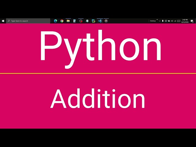 How to Add Numbers in Python | Python Basics for Beginners