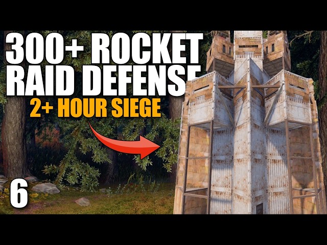 Solo vs 300+ Rockets in Rust...