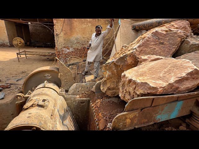 The Best Rock Crusher Stone Crusher Machine Working PLAYING with GIANT Rocks Asmr Quarry Crushing 🪨