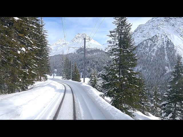 ★ 4K 🇨🇭 Arosa - Chur Cab ride, Switzerland [02.2021]