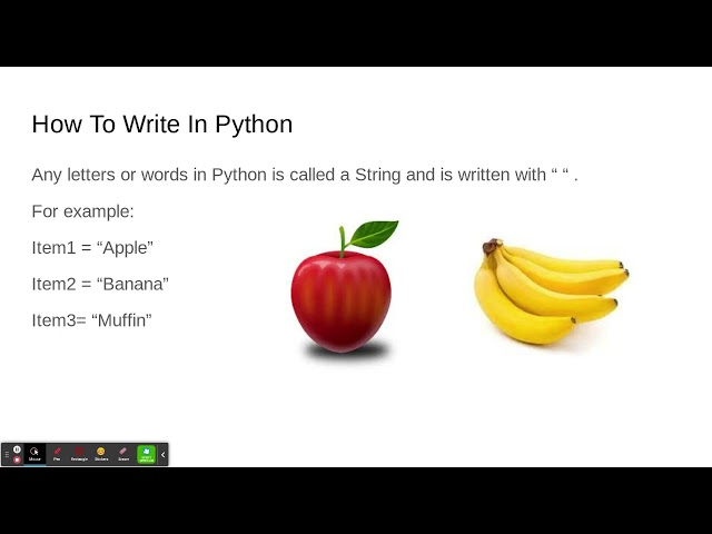 Python Coding Cooking Class