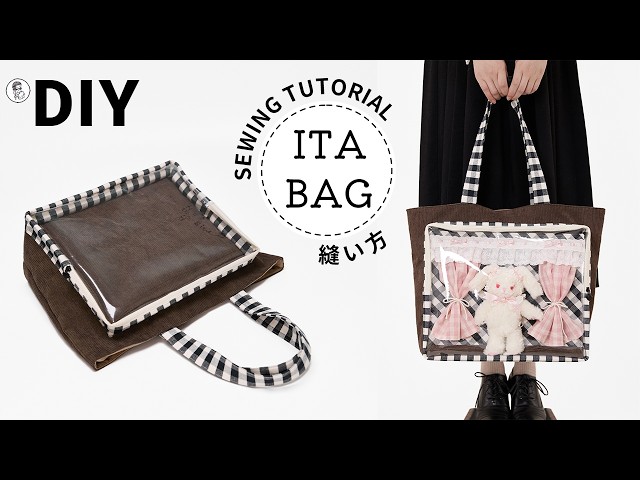 Making the Ultimate Itabag | DIY Clear Pocket Bag Sewing Tutorial for Pin & Plushie Display