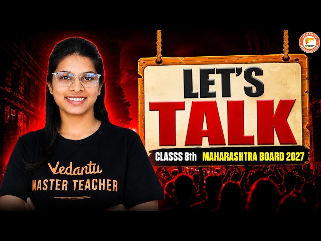 🔥Let's Talk With - Vidhi Mam | How to Cover 8th MH Board Unit Test Syllabus? | Most IMP Questions