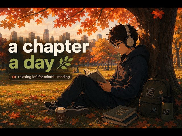 a chapter a day 🌿 relaxing lofi for mindful reading