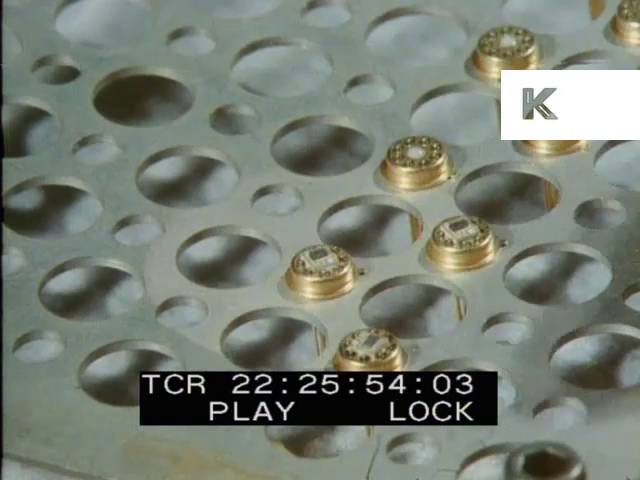 1980s Gold Semiconductors, Tech, Manufacturing