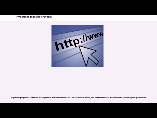 Hypertext Transfer Protocol