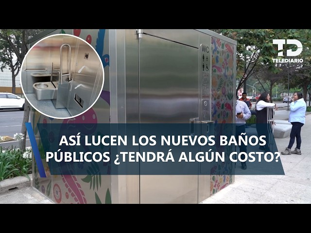 This is what the new public restrooms installed in CDMX look like