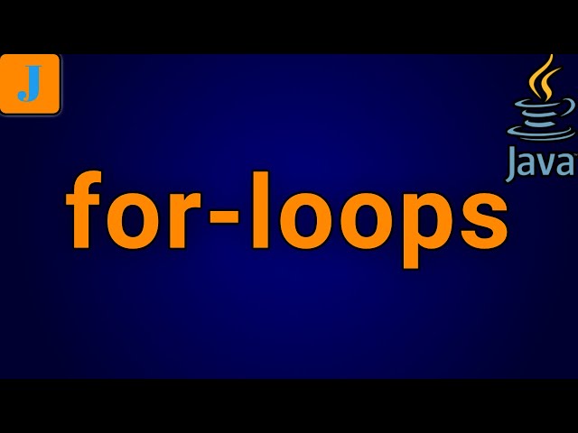 Java For Loop
