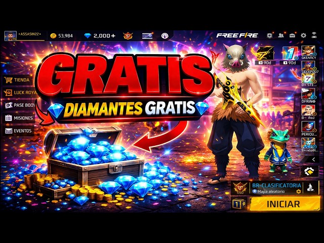 💎 COMO CONSEGUIR DIAMANTES GRATIS EN FREE FIRE 2026 😱 DIAMANTES GRATIS SOLO CON TU ID✅
