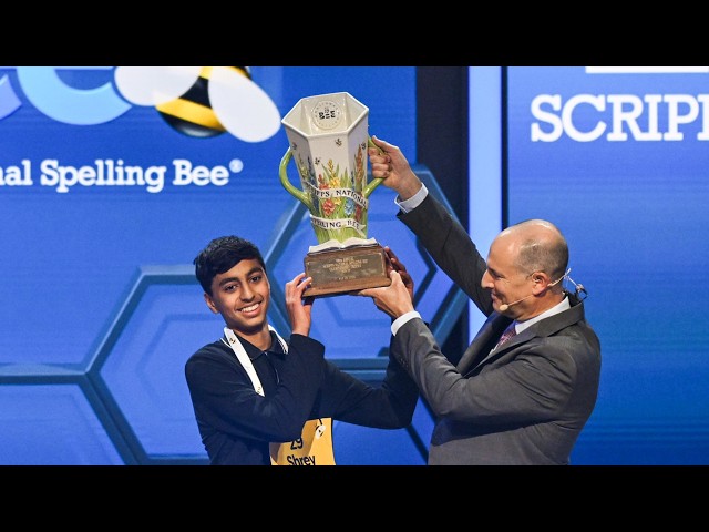 2026 Scripps National Spelling Bee Winning Moment
