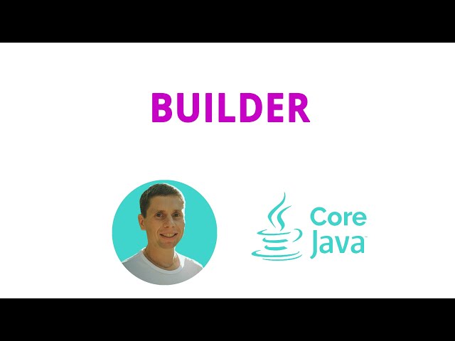 37. Builder, паттерн проектирования (Java Core с нуля, полный курс)