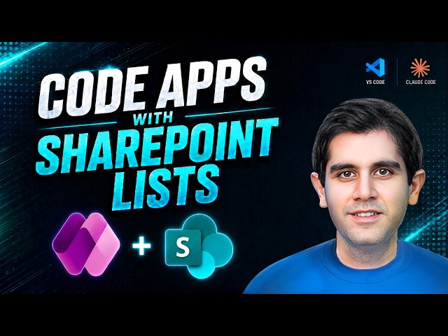 Build Power Apps Code Apps with SharePoint Lists | Complete Tutorial