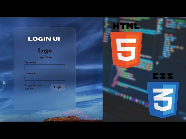 Login UI Design Tutorial | HTML & CSS | Step-by-Step Guide TAGALOG