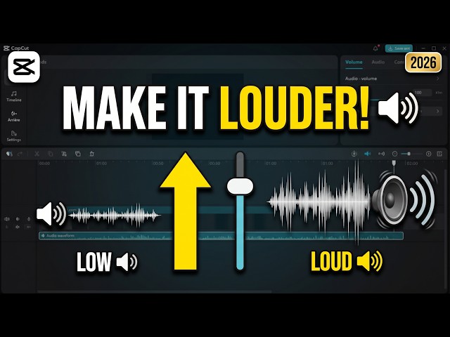How To Increase Volume in CapCut PC (2026 Easy Tutorial!)