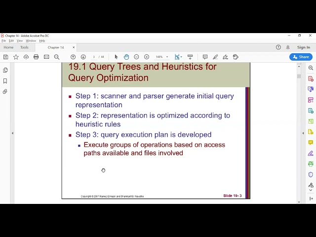 1/2 - DB 2 - Query Optimization