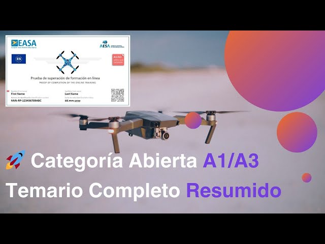 2026 Open Category A1/A3 AESA Syllabus Summary | DRONE Training 🤓🚀