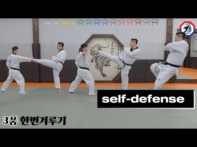 [미래의리더 효태권도] 한번겨루기(self-defense) 3품