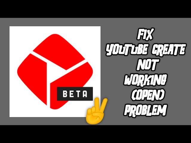 Fix YouTube Create App Not Working(Not Open) Problem || TECH SOLUTIONS BAR
