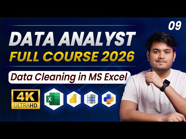 Data Analytics FULL Course 2026 with GenAI | Part 09 | Data Analyst Full Course 2026