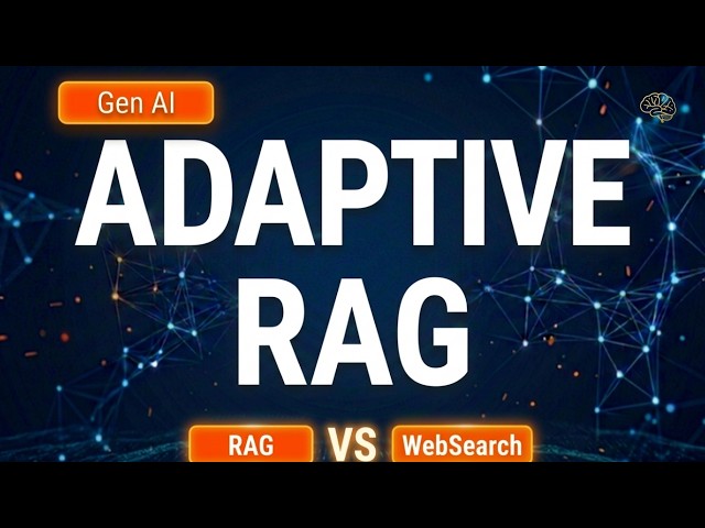 Adaptive RAG Tutorial in Tamil | LangChain + FAISS + Python | Real Project (2026)