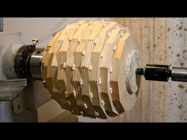 Woodturning - From Leftover Fence Board to Segmented Ball Vase