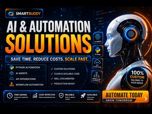AI-Powered Automation Solutions | Custom GPT, Python & LangChain | SmartBuddy