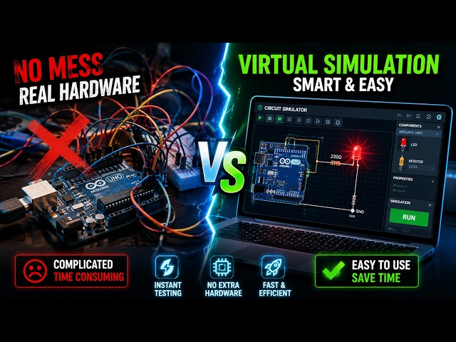 Arduino Simulator for Beginners 🔥 | Build & Test Arduino Circuits Without Hardware | Free Virtual