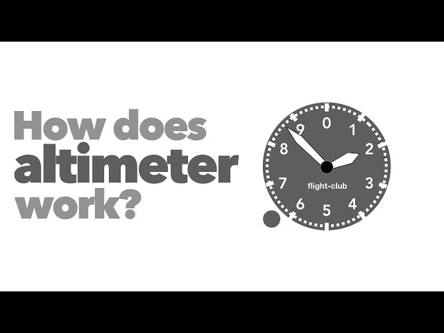 How does altimeter work?