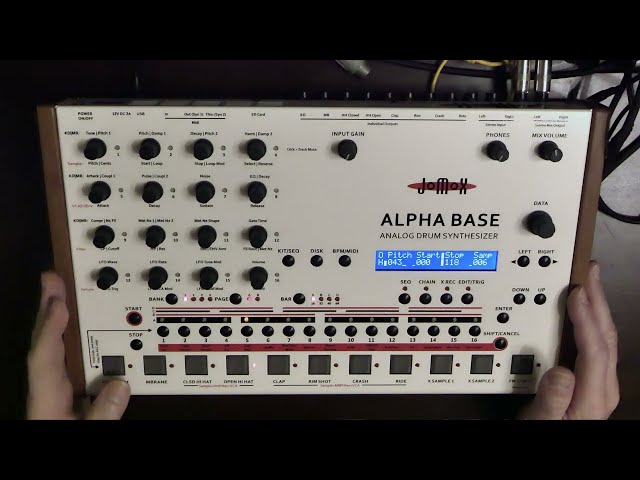 JoMoX Alpha Base Drum Synthesizer Impressions