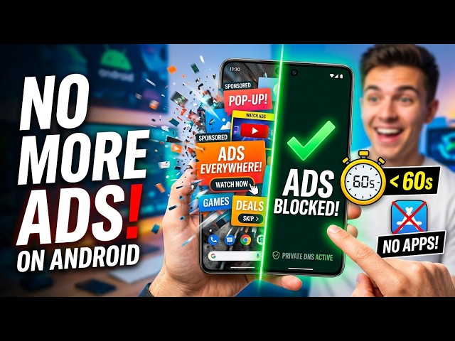 How to Block ALL Ads on Android in 60 Seconds (No Apps Needed!)