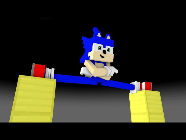 SUPERHERO RUN CHALLENGE - Funny Animation with Sonic