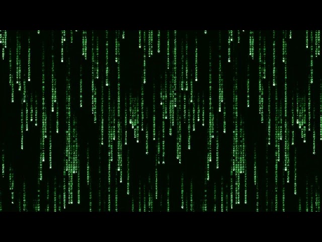 Classic Digital Code Rain Overlay (4K Loop) | Matrix Style Hacker Effect 2 min