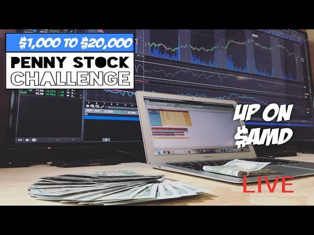 Live Day Trading  | $1,000 Penny Stock Challenge With Techbud Solutions