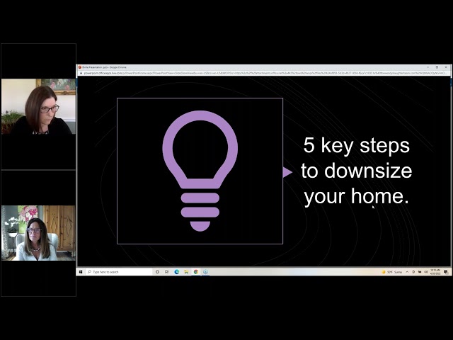 Webinar - 'Rightsizing' Downsizing in 2022