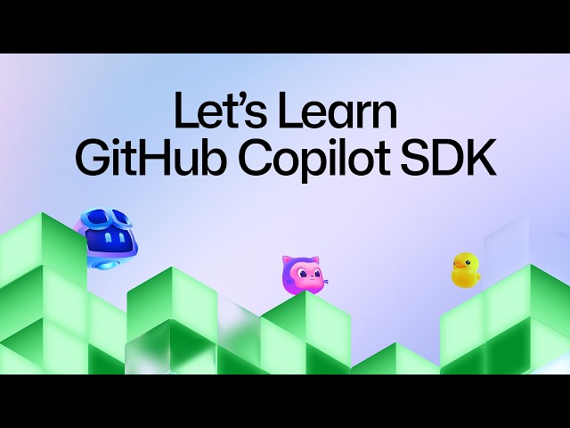 Let's Learn .NET: Let's Learn GitHub Copilot SDK