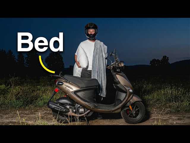 Intenté sobrevivir 24 horas en un scooter de $500