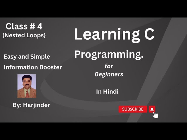 Nested Loops in C programming. Understanding Nested loops in an easy way with break and continue .