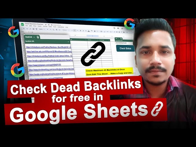 Create FREE Dead Backlinks Checker in Google Sheets | Easy App Script Tutorial