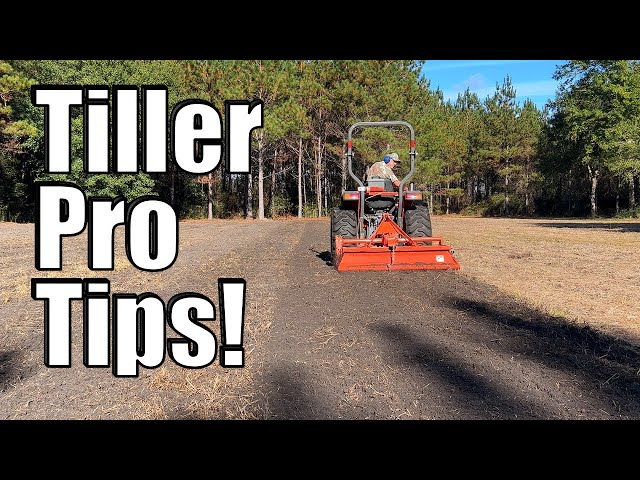 5 Tips for Tilling With A Compact Tractor -- Save TIME and FUEL!