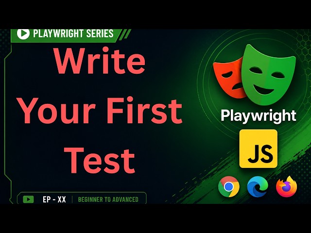Playwright 03 : Write Your First Playwright Test Case in JavaScript