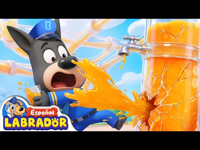 🔍Sheriff Labrador - ¿Quién Tapó las Tuberías? 🧃 | Videos para Niños | BabyBus en Español