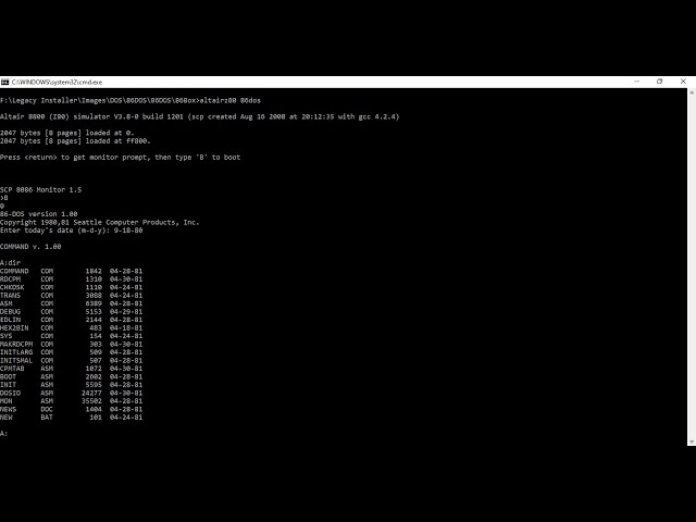 How to experience 86DOS?