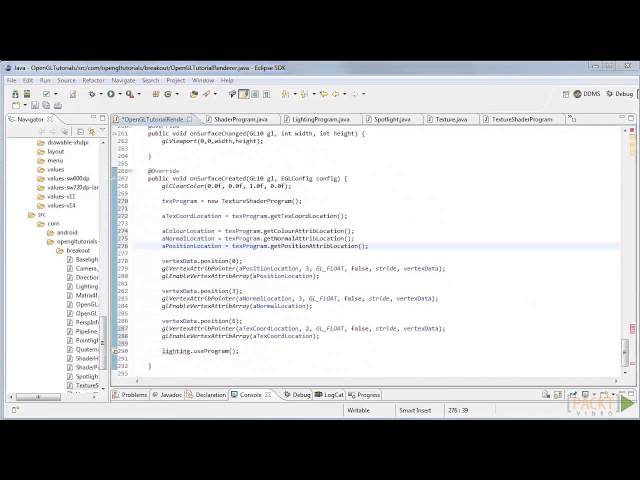 Building Android Games with OpenGL ES Tutorial: Drawing the Texture | packtpub.com