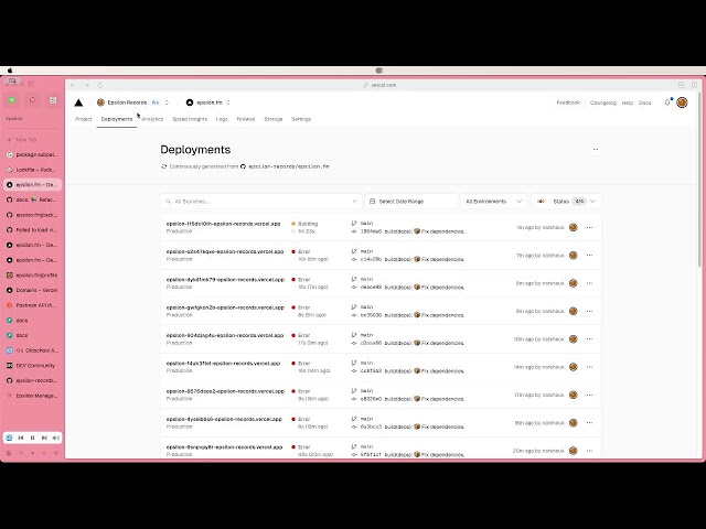 ACID TECHNO LIVE CODING feat. SvelteKit, TailwindCSS, TypeScript, FastAPI, SQLModel, Python and Rust