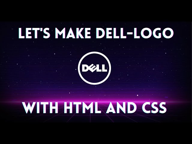 How to Make DELL LOGO with HTML and CSS