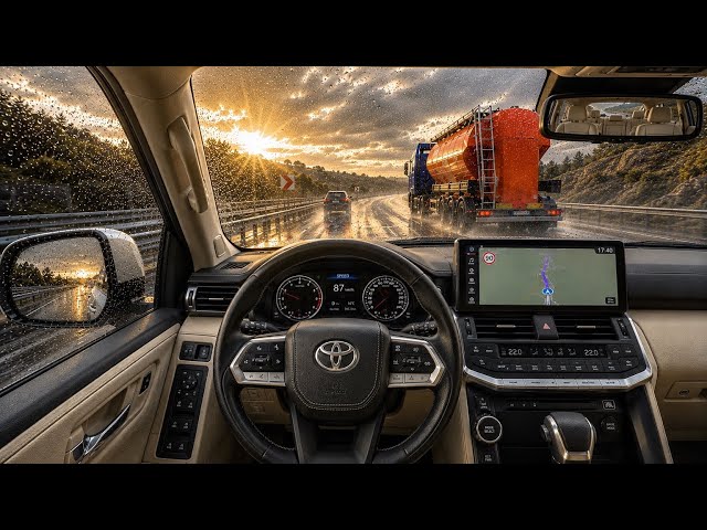 Realistic Car Simulator : Toyota Land Cruiser LC300 Highway Driving POV