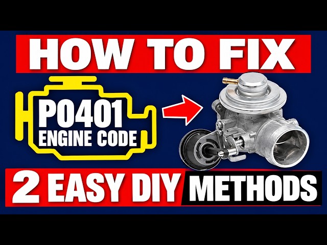 How to Fix P0401 Engine Code in 3 Minutes (2 Easy DIY Methods)