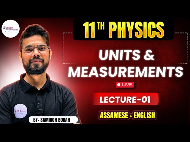 Units and measurements Class 11 Physics| Gyanam Tuition
