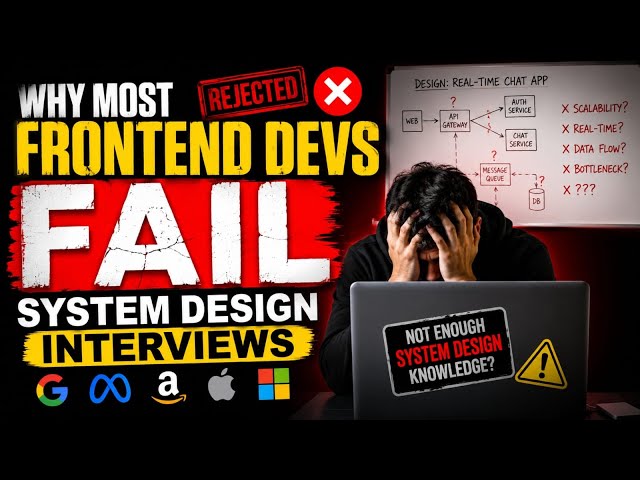 🔥 Frontend System Design Interview Crack Pannanumna? Idha Kandippa Therinjirukanum!