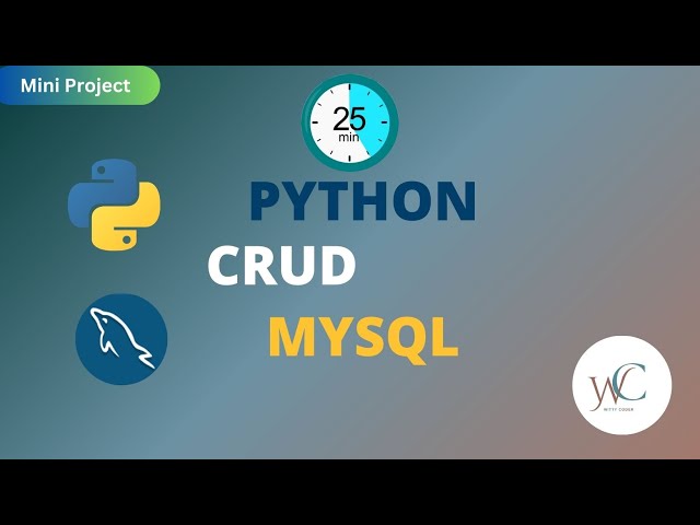 Python MySQL Project | Easy Student Management App Tutorial | #python  #mysql #projects #tutorial